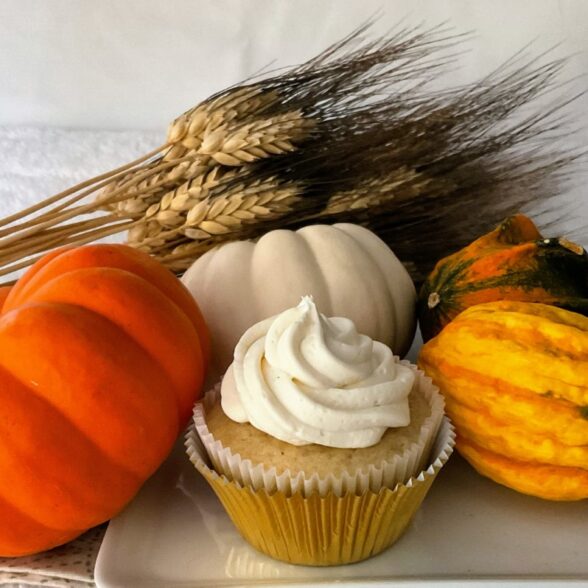 Pumpkin Spice Rum Cupcakes