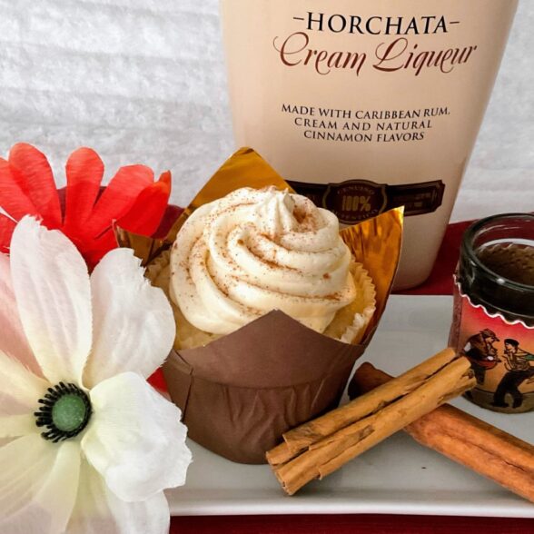 Horchata Rum Cupcakes