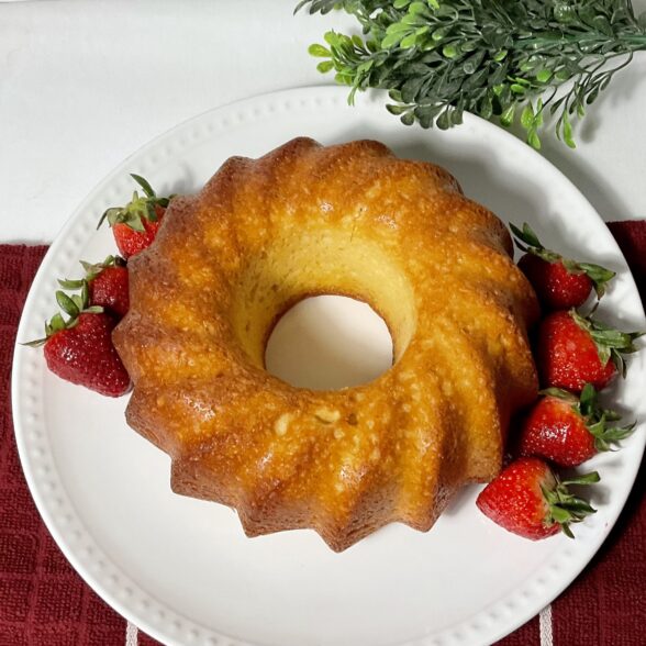 Strawberry Rum Cake