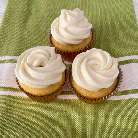 Gluten Free Coconut Rum Cupcakes