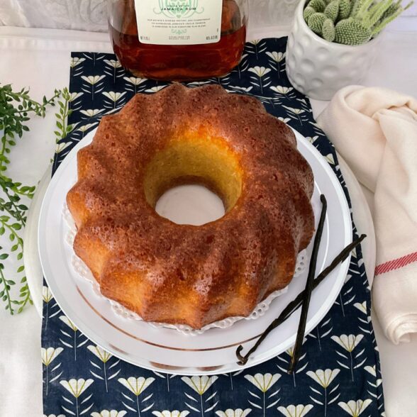 Gluten Free Vanilla Rum Cake