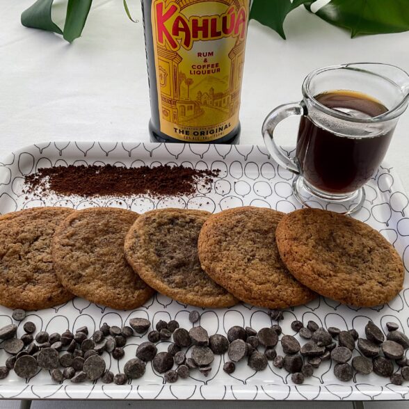 Kahlua Espresso Chip Cookies